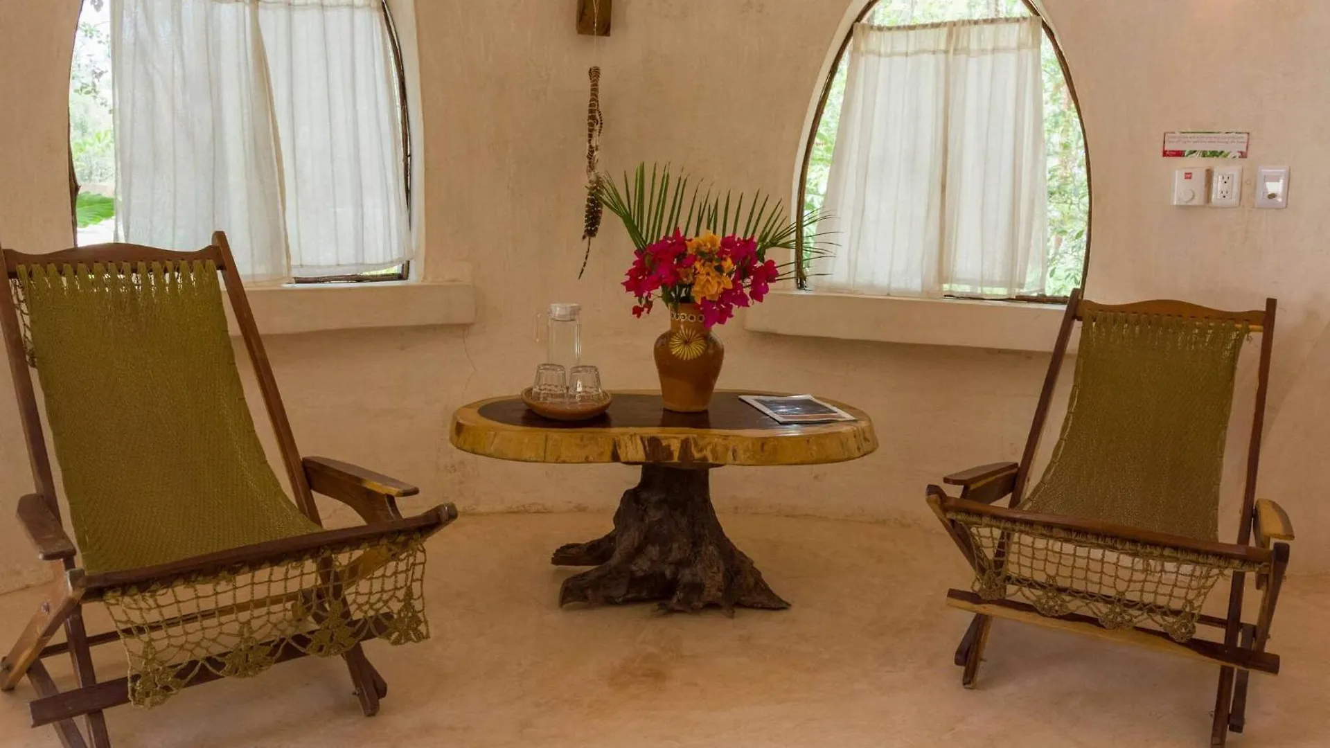 Guest house Room In Lodge - Ecolush Couple Mayan Dome Cenote Bikes Tulum