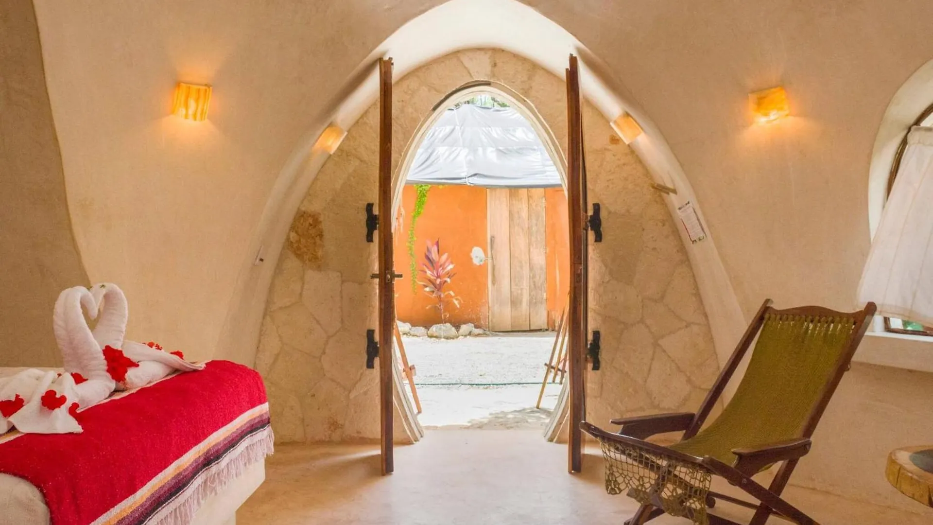 Room In Lodge - Ecolush Couple Mayan Dome Cenote Bikes Tulum Guest house