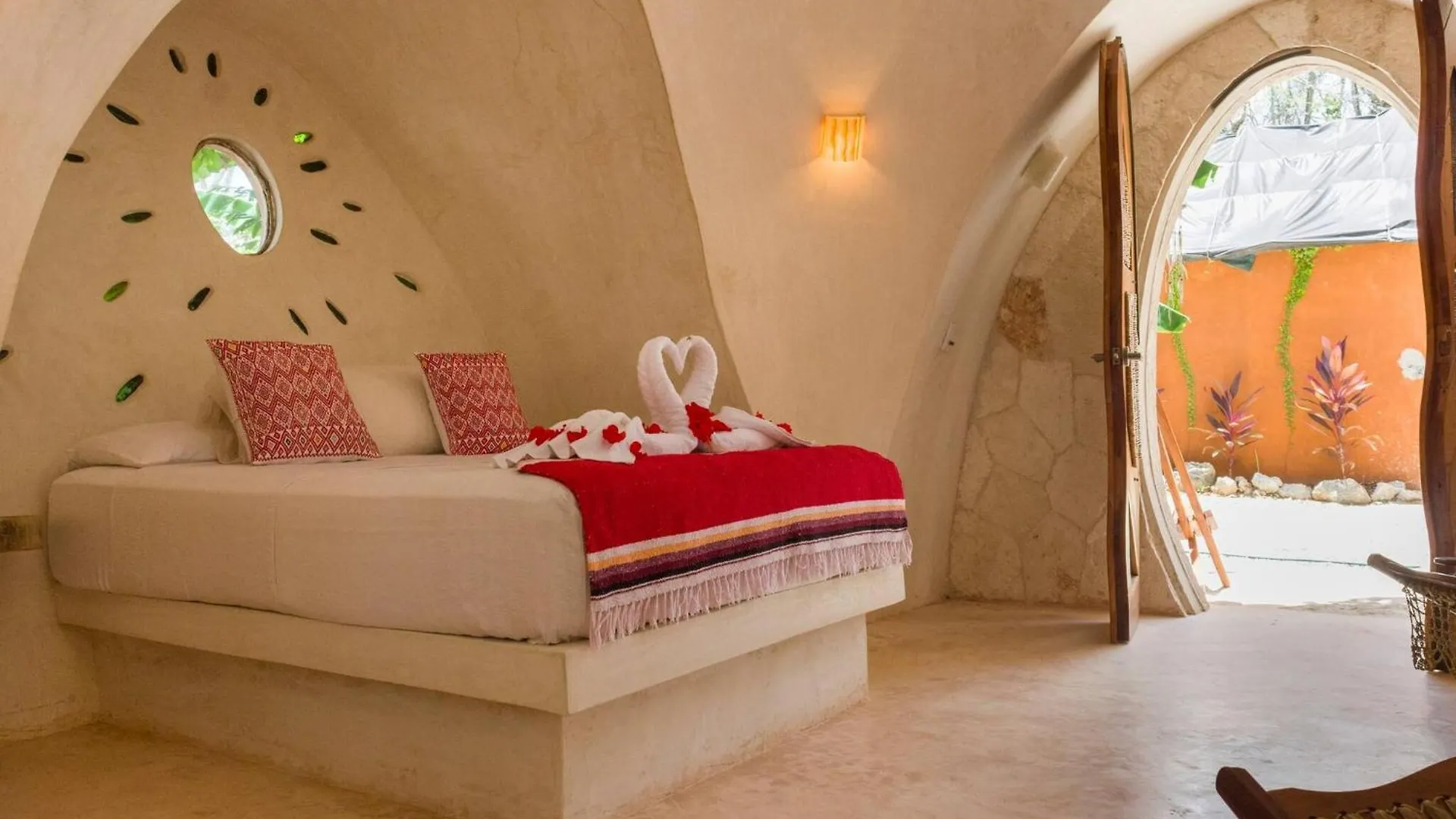 Affittacamere Room In Lodge - Ecolush Couple Mayan Dome Cenote Bikes Tulum